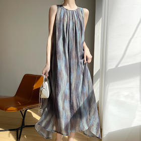 纤束马法式浪漫飘逸连衣裙 SL-8285