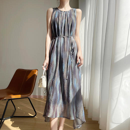 纤束马法式浪漫飘逸连衣裙 SL-8285 商品图2