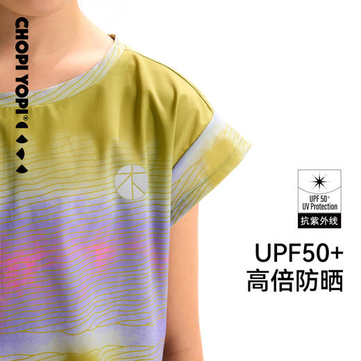 chopiyopi【薄荷皮】女童印花小飞袖T恤 商品图2