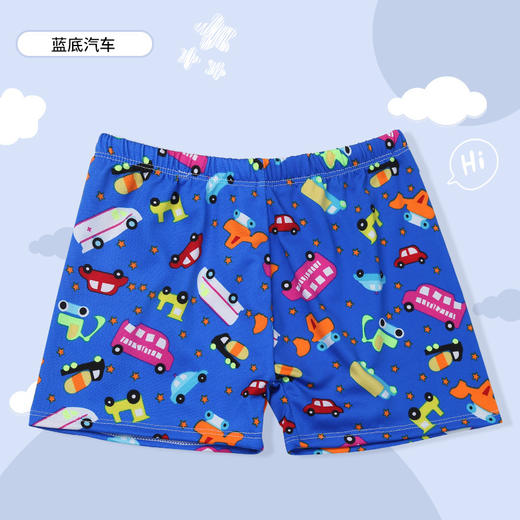 【高弹速干泳裤，吸湿透气，柔软舒适】儿童泳裤男童女童平角 可爱卡通游泳短裤 小孩宝宝游泳裤-QQ 商品图6