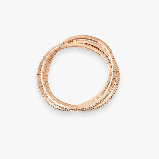 北京仓｜Vanrycke-Elastique-18k玫瑰金 多钻 弹力 手链 项链（两种戴法）［法国设计师］ 商品图3