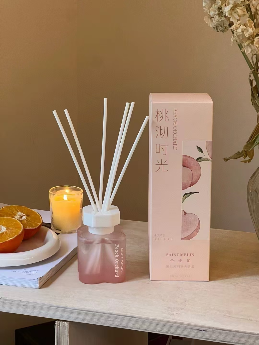 圣美伦无火香薰-桃沏时光