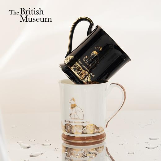 大英博物馆 盖亚·安德森猫系列 复古骨瓷杯 黑色 白色 商品图0