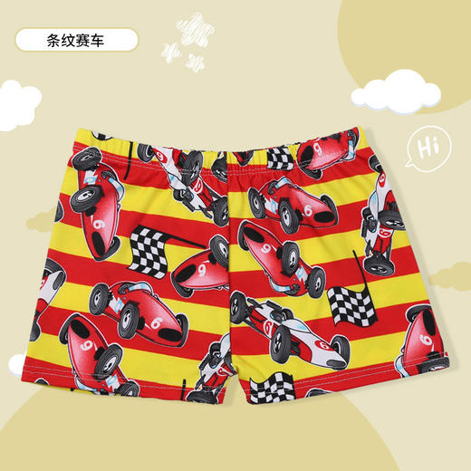 【高弹速干泳裤，吸湿透气，柔软舒适】儿童泳裤男童女童平角 可爱卡通游泳短裤 小孩宝宝游泳裤-QQ 商品图7