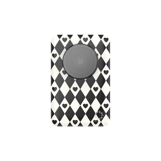 【磁吸充电宝】黑白爱心菱格·MagSafe充电宝 OTHER配件 Power充电宝系列 甜 撞色 菱格 爱心 商品图2