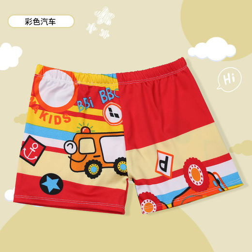 【高弹速干泳裤，吸湿透气，柔软舒适】儿童泳裤男童女童平角 可爱卡通游泳短裤 小孩宝宝游泳裤-QQ 商品图4