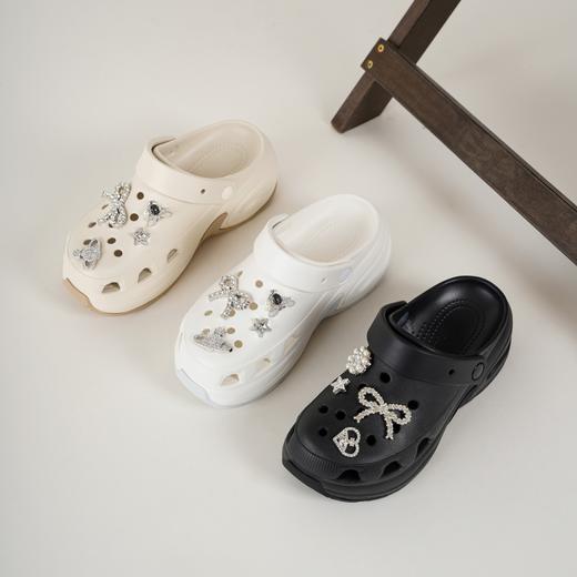 【夏季新款】2025年夏季新款舒适透气厚底防滑大底百搭包头后空半拖鞋T25AH16461 商品图7