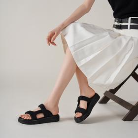 【夏季新款】2025年夏季新款舒适透气厚底防滑大底百搭罗马拖鞋T25BJ20751