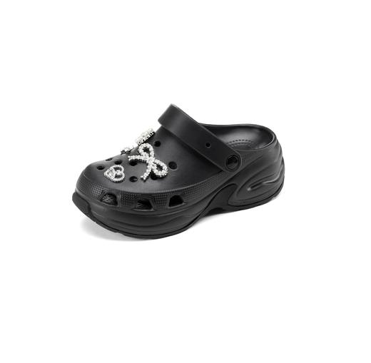 【夏季新款】2025年夏季新款舒适透气厚底防滑大底百搭包头后空半拖鞋T25AH16461 商品图13