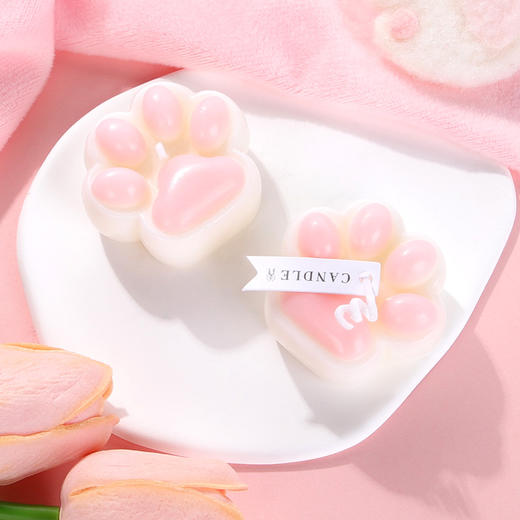 猫爪香薰蜡烛 大豆蜡蜡烛48度/支(手工艺品、微妙瑕疵属于正常，介意勿拍) 商品图3