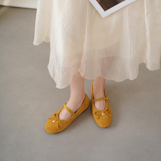 【夏季新款】2025年春季新款舒适平底多彩优雅百搭玛丽珍浅口单鞋T25CE39021 商品图5