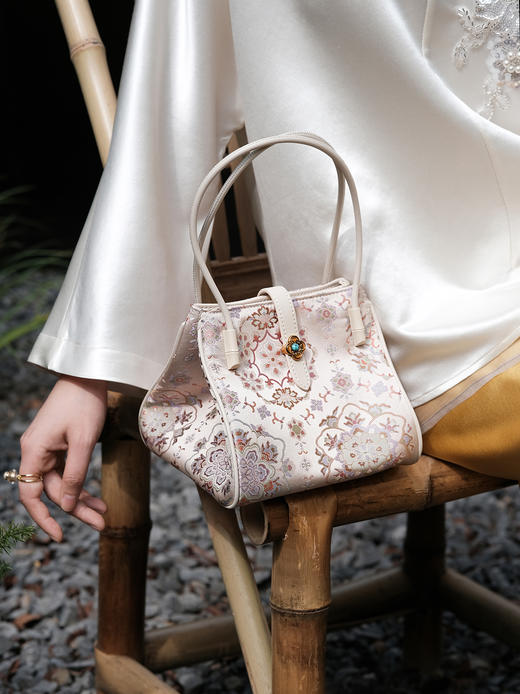 盛唐婧 |知颜手提包-杏色[特价品] 商品图0