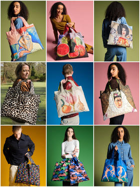 德国LOQI 2025新品合集万用环保袋 再生环保材料 单肩可折叠 旅行大容量 防泼水 超轻50g可承重40斤