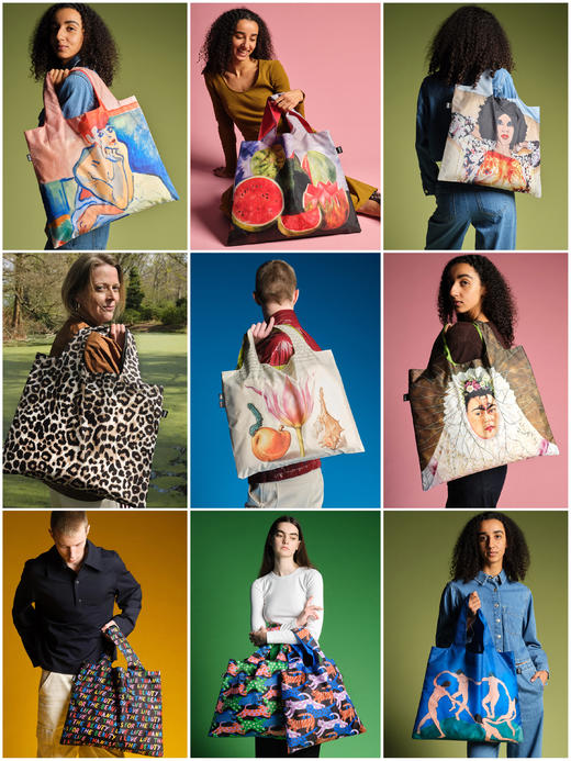 德国LOQI 2025新品合集万用环保袋 再生环保材料 单肩可折叠 旅行大容量 防泼水 超轻50g可承重40斤 商品图0