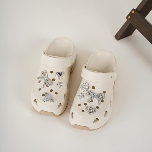 【夏季新款】2025年夏季新款舒适透气厚底防滑大底百搭包头后空半拖鞋T25AH16461 商品图8