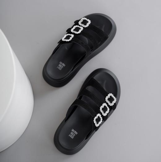 【夏季新款】2025年夏季新款舒适透气厚底防滑大底百搭罗马凉鞋拖鞋T25BJ20611 商品图6