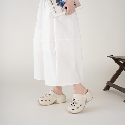 【夏季新款】2025年夏季新款舒适透气厚底防滑大底百搭包头后空半拖鞋T25AH16461 商品图0