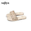 Safiya/索菲娅2025波西米亚时尚休闲平底配裙子外穿沙滩拖鞋SFD2110M64/SFD2110364 商品缩略图9