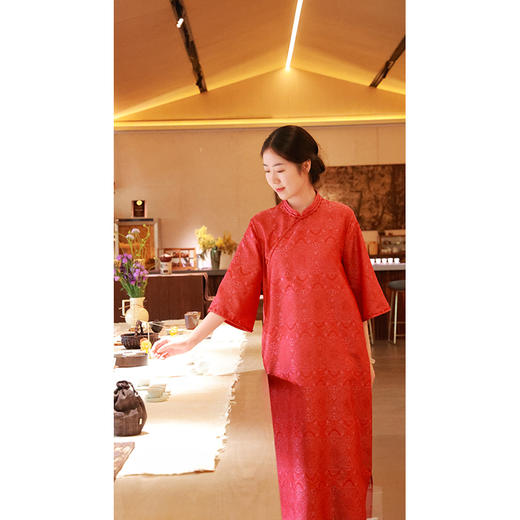 【2026东衣作】新中式连衣裙（21707161乾坤合乐-奢定款） 商品图2