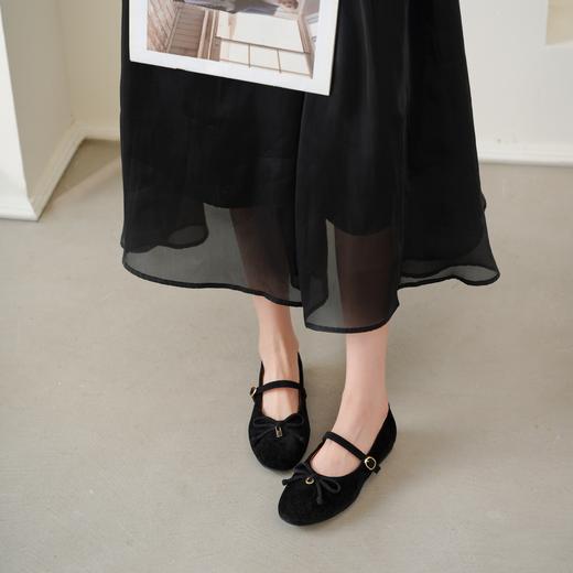 【夏季新款】2025年春季新款舒适平底多彩优雅百搭玛丽珍浅口单鞋T25CE39021 商品图8