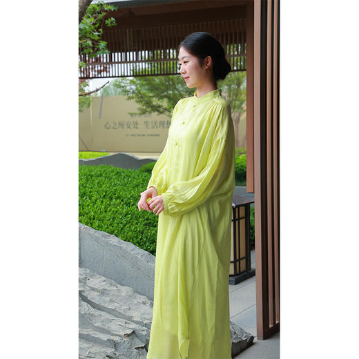 【2026东衣作】新中式连衣裙(25707214青粲-设计师) 商品图1
