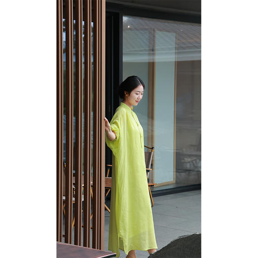 【2026东衣作】新中式连衣裙(25707214青粲-设计师) 商品图4