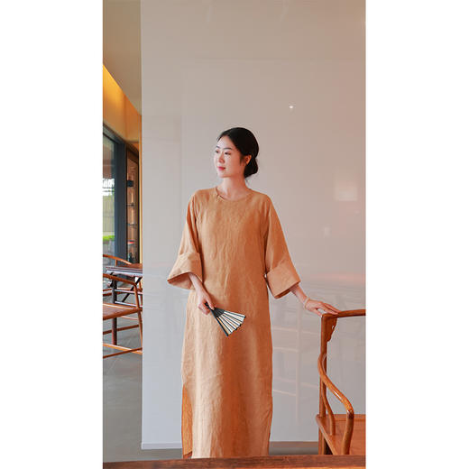 【2026东衣作】新中式连衣裙（25707151恋花-设计师） 商品图2