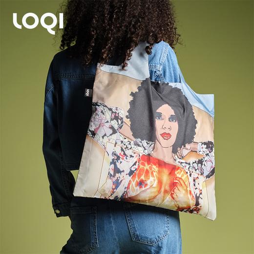 德国LOQI 2025新品合集万用环保袋 再生环保材料 单肩可折叠 旅行大容量 防泼水 超轻50g可承重40斤 商品图13