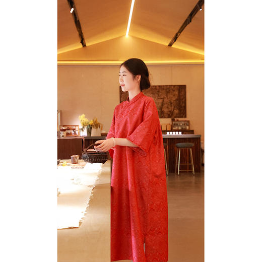 【2026东衣作】新中式连衣裙（21707161乾坤合乐-奢定款） 商品图1