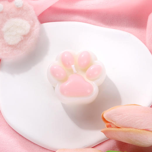 猫爪香薰蜡烛 大豆蜡蜡烛48度/支(手工艺品、微妙瑕疵属于正常，介意勿拍) 商品图5