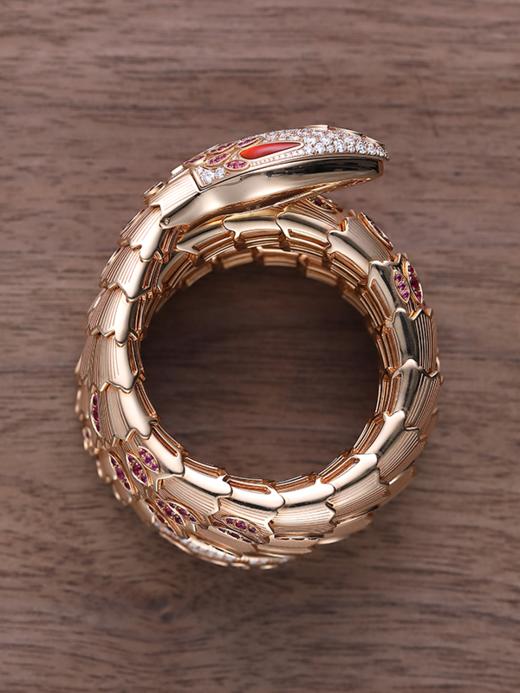 宝格丽 高级定制珠宝蛇手镯表 商品图6