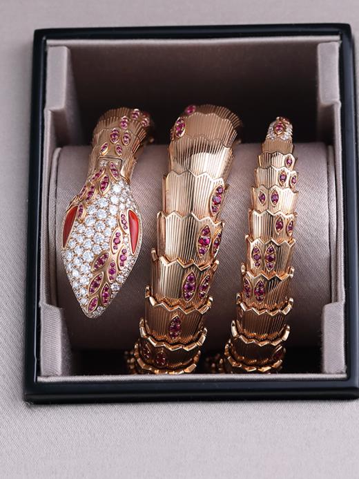 宝格丽 高级定制珠宝蛇手镯表 商品图1