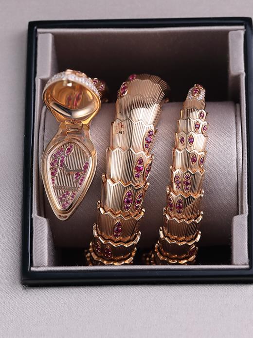 宝格丽 高级定制珠宝蛇手镯表 商品图2