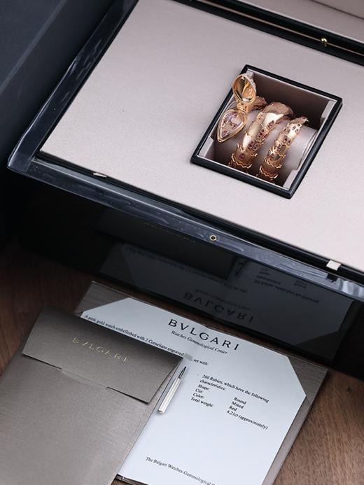 宝格丽 高级定制珠宝蛇手镯表 商品图8