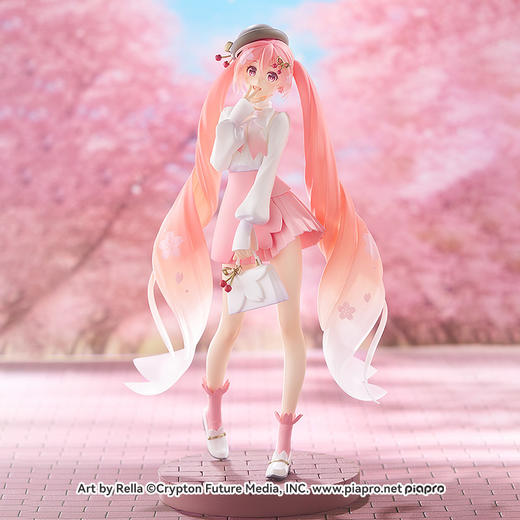 【GSC现货】【SMILE VALUE 2025】POP UP PARADE 樱花未来 赏花穿搭Ver. 初音未来 商品图1
