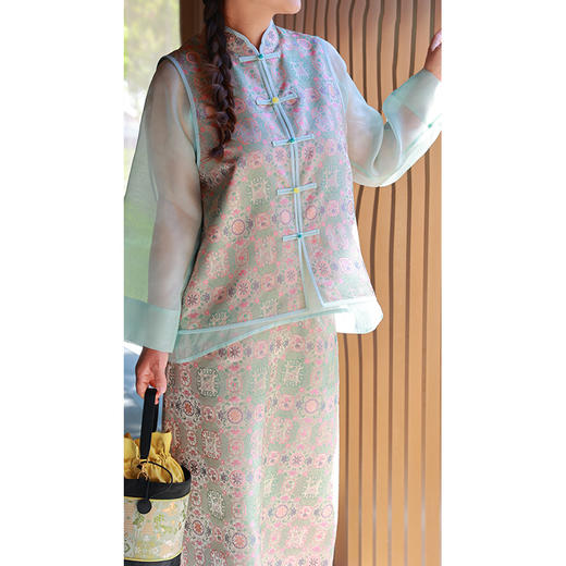 【2026东衣作】半裙（24706757B山河.万朵-高定款） 商品图3