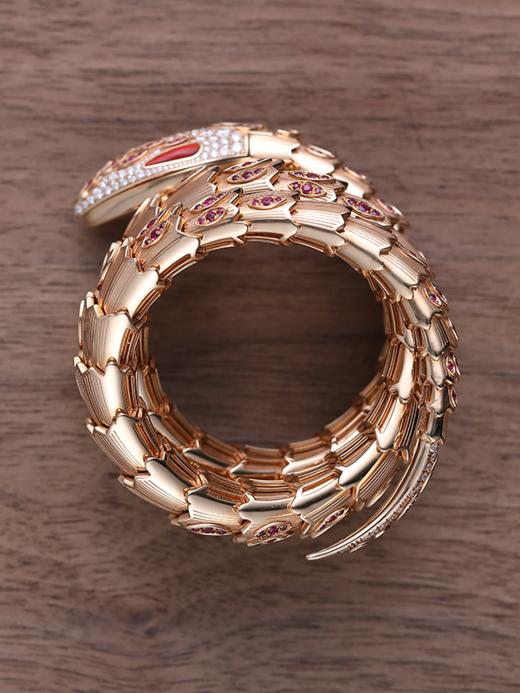 宝格丽 高级定制珠宝蛇手镯表 商品图7