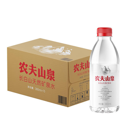 【新品】农夫山泉长白山天然矿泉水380ml*15瓶整箱 商品图0