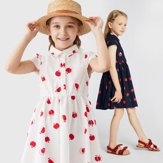 女童短袖连衣裙夏季新款安奈儿童装EG523102 商品图3