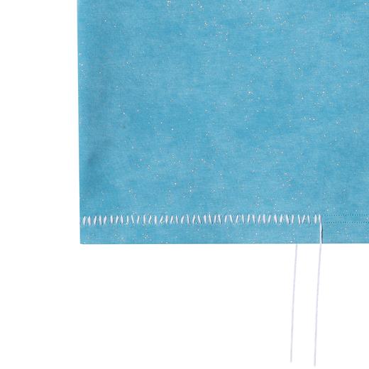 T3297夏季高级感新款韩系满天星撞色缝线短袖T恤情侣简约百搭圆领上衣 商品图4