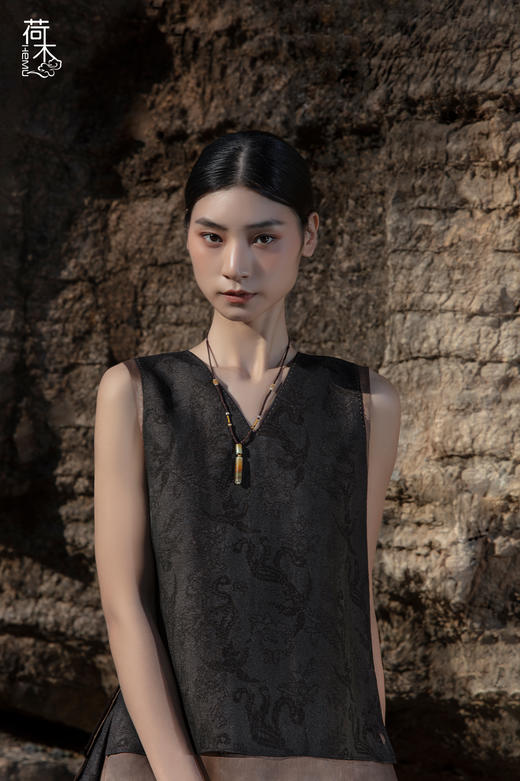 荷木HEMU丨罗织·马甲 商品图0