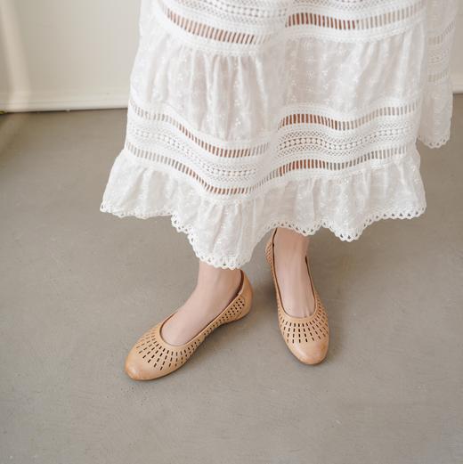 【夏季新款】2025年夏季新款舒适百搭透气软底软面浅口镂空单鞋鞋X25AH16041 商品图6