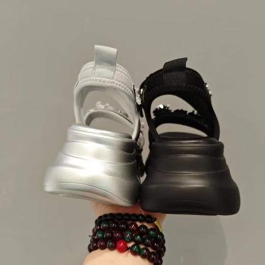 【夏季新款】2025年夏季新款舒适透气厚底防滑百搭罗马时尚凉鞋U25BG20591 商品图5