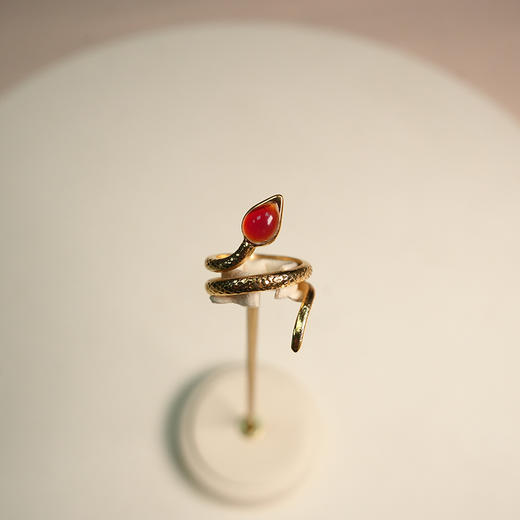 北京仓｜Gripoix Paris-Snake-灵蛇 琉璃 多色 戒指［法国设计师］ 商品图2