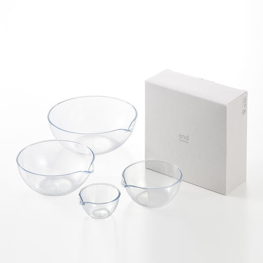 YOSHIKAWA 超轻量不易碎透明料理碗4个【不支持补差，非质量问题不退不换】S 商品图6