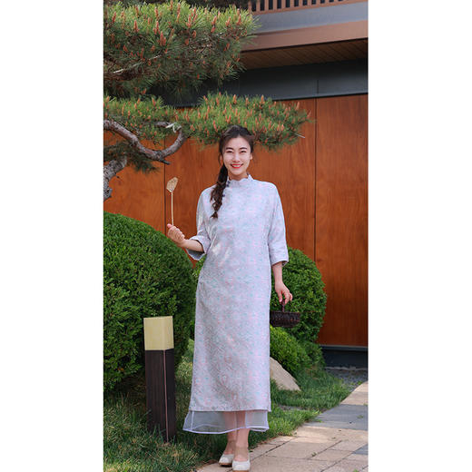 【2026东衣作】新中式连衣裙（25707270和光同尘-高定款） 商品图3