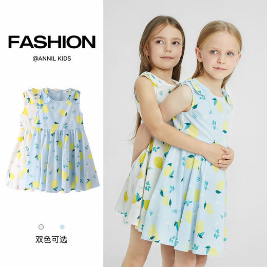 女童无袖连衣裙夏季新款安奈儿童装EG523101 商品图2