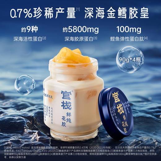 【门店专属】凝粹礼品卡 官栈鲜炖养宫凝粹花胶孕妇即食滋补深海鱼胶鱼肚胶原蛋白（90g/瓶） 商品图1