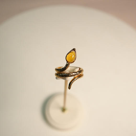 北京仓｜Gripoix Paris-Snake-灵蛇 琉璃 多色 戒指［法国设计师］ 商品图0