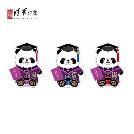 清华文创毕业熊猫橡皮套装 商品图0